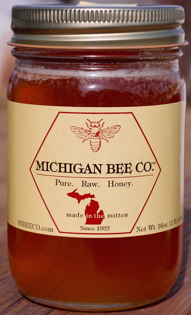 Pure Raw Honey - 12 One Pound Jars - FREE SHIPPING